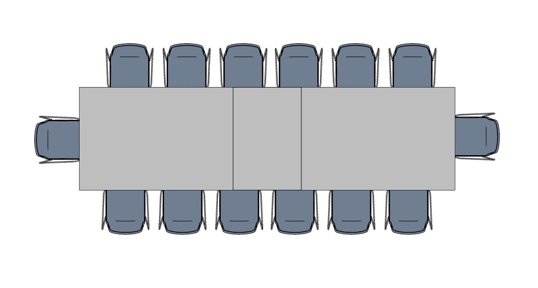 Jednací stůl GATE GATE 140X440 SUNRISE